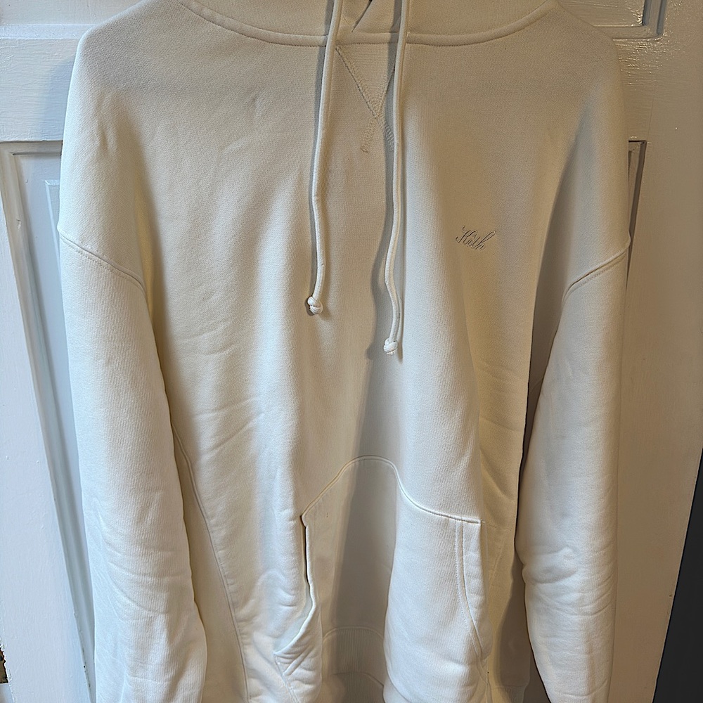 Kith Script Logo Sweatshirt/Hoodie Cream